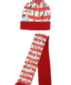 Nanjing Sylva International Trading Co. Ltd Dr. Seuss Winter Hat & Scarf Kit -Wonderful Halloween Costumes Shop dr seuss winter hat scarf kit alt 4