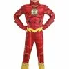 Jerry Leigh Deluxe DC Comics Flash Kids Costume -Wonderful Halloween Costumes Shop flash deluxe kids costume