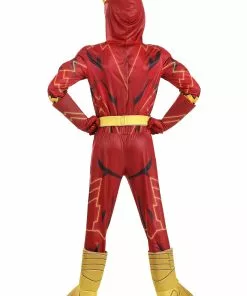 Jerry Leigh Deluxe DC Comics Flash Kids Costume -Wonderful Halloween Costumes Shop flash deluxe kids costume alt 6