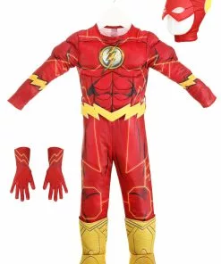 Jerry Leigh Toddler Flash Deluxe Costume -Wonderful Halloween Costumes Shop flash deluxe toddler costume alt 2