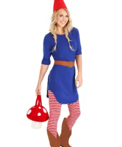 Bluenet Women's Forever A Gnome Costume -Wonderful Halloween Costumes Shop forever a gnome womens costume alt 2