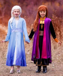 Disguise Deluxe Frozen 2 Girls Anna Costume -Wonderful Halloween Costumes Shop frozen 2 girls anna deluxe costume alt2 upd