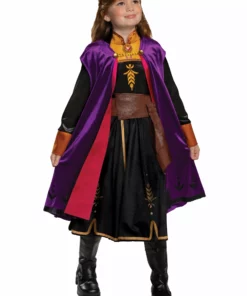 Disguise Deluxe Frozen 2 Girls Anna Costume -Wonderful Halloween Costumes Shop frozen 2 girls anna deluxe costume alt3