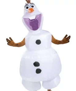 Disguise Limited Frozen Olaf Inflatable Costume For Adults -Wonderful Halloween Costumes Shop frozen adult olaf inflatable costume alt 3