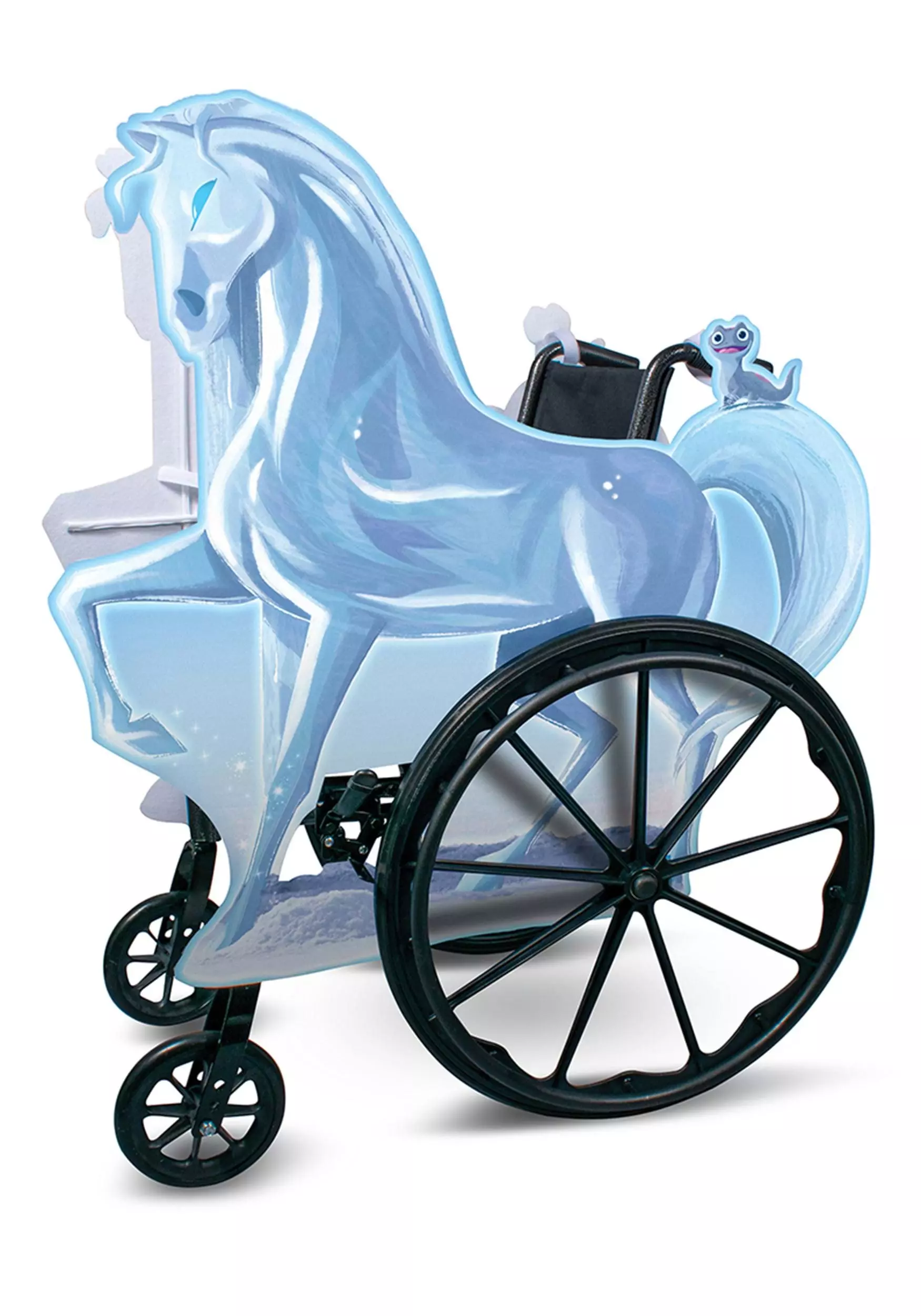 Disguise Adaptive Frozen Ice Nokk Wheelchair Cover Costume 7 Disguise Adaptive Frozen Ice Nokk Wheelchair Cover Costume - Image 5