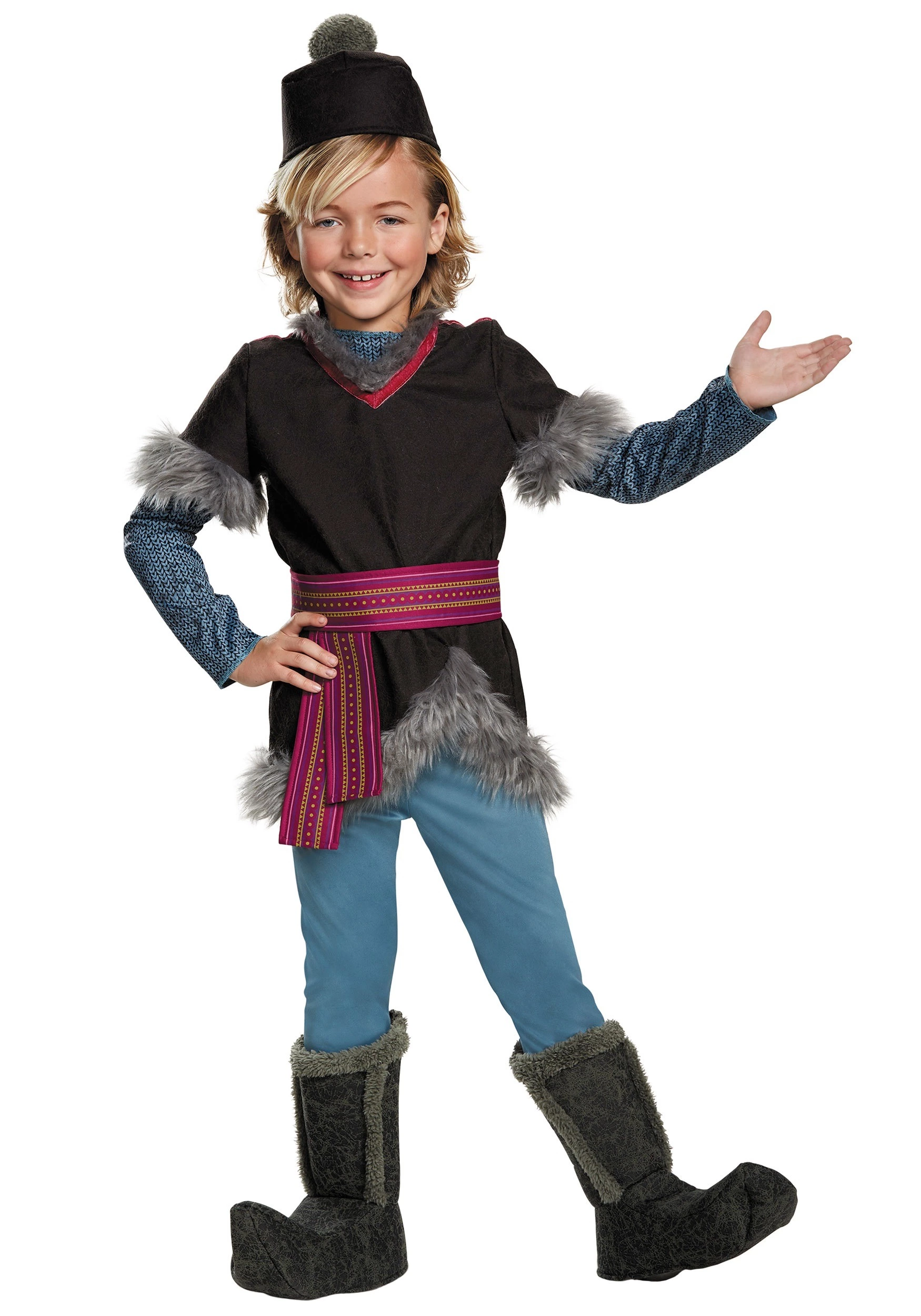 Disguise Frozen Kristoff Deluxe Boys Costume 3 Disguise Frozen Kristoff Deluxe Boys Costume