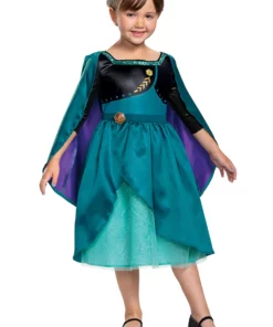 Disguise Frozen Queen Anna Classic Costume For Kids -Wonderful Halloween Costumes Shop frozen queen anna classic kids costume alt 2