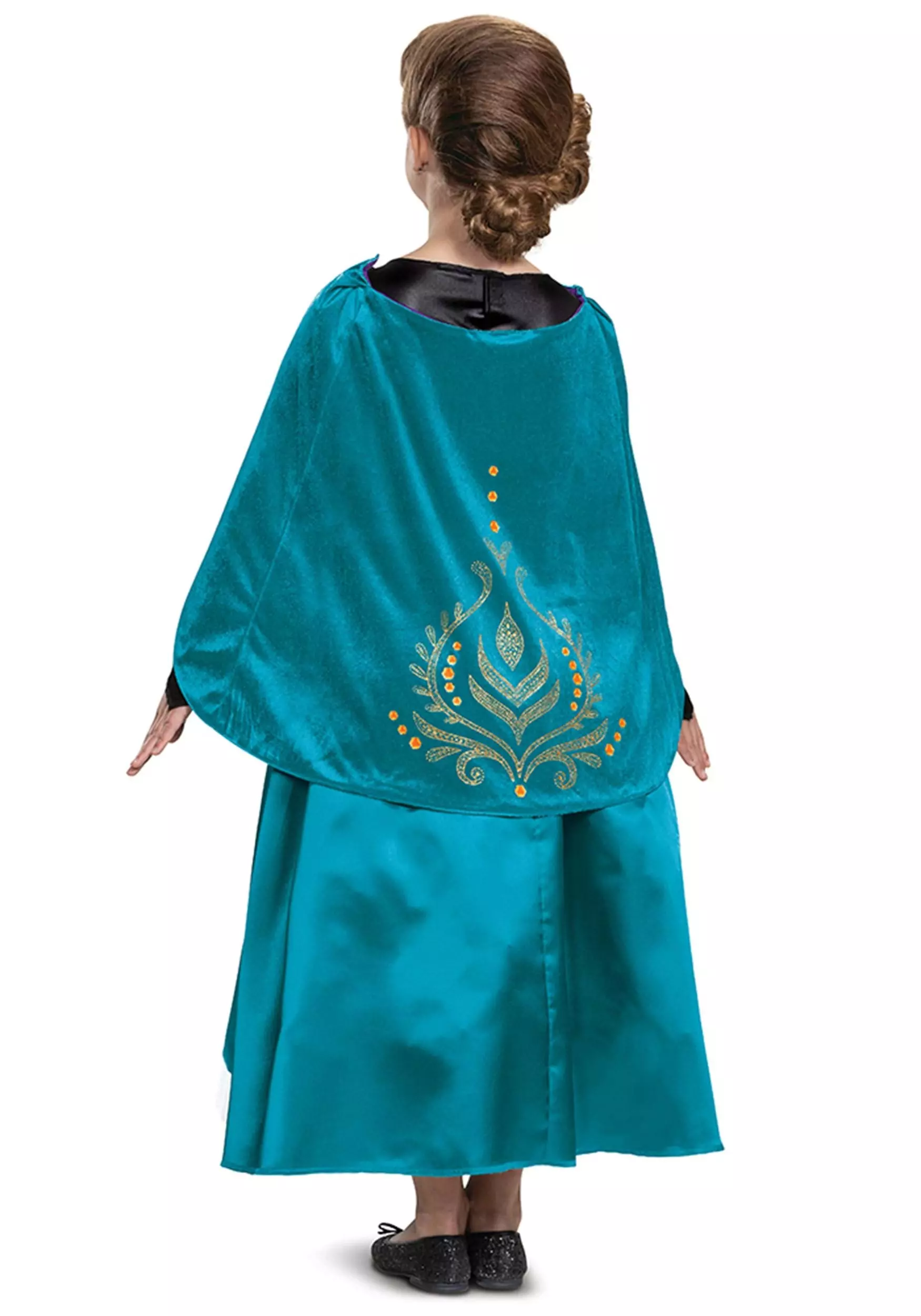 Disguise Frozen Queen Anna Deluxe Girls Costume 4 Disguise Frozen Queen Anna Deluxe Girls Costume - Image 2