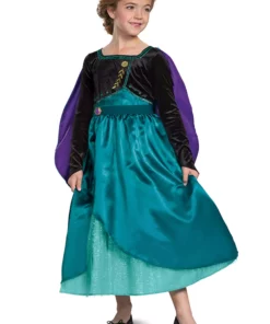 Disguise Frozen Queen Anna Deluxe Girls Costume 7 Disguise Frozen Queen Anna Deluxe Girls Costume -Wonderful Halloween Costumes Shop frozen queen anna deluxe costume for girls alt 2