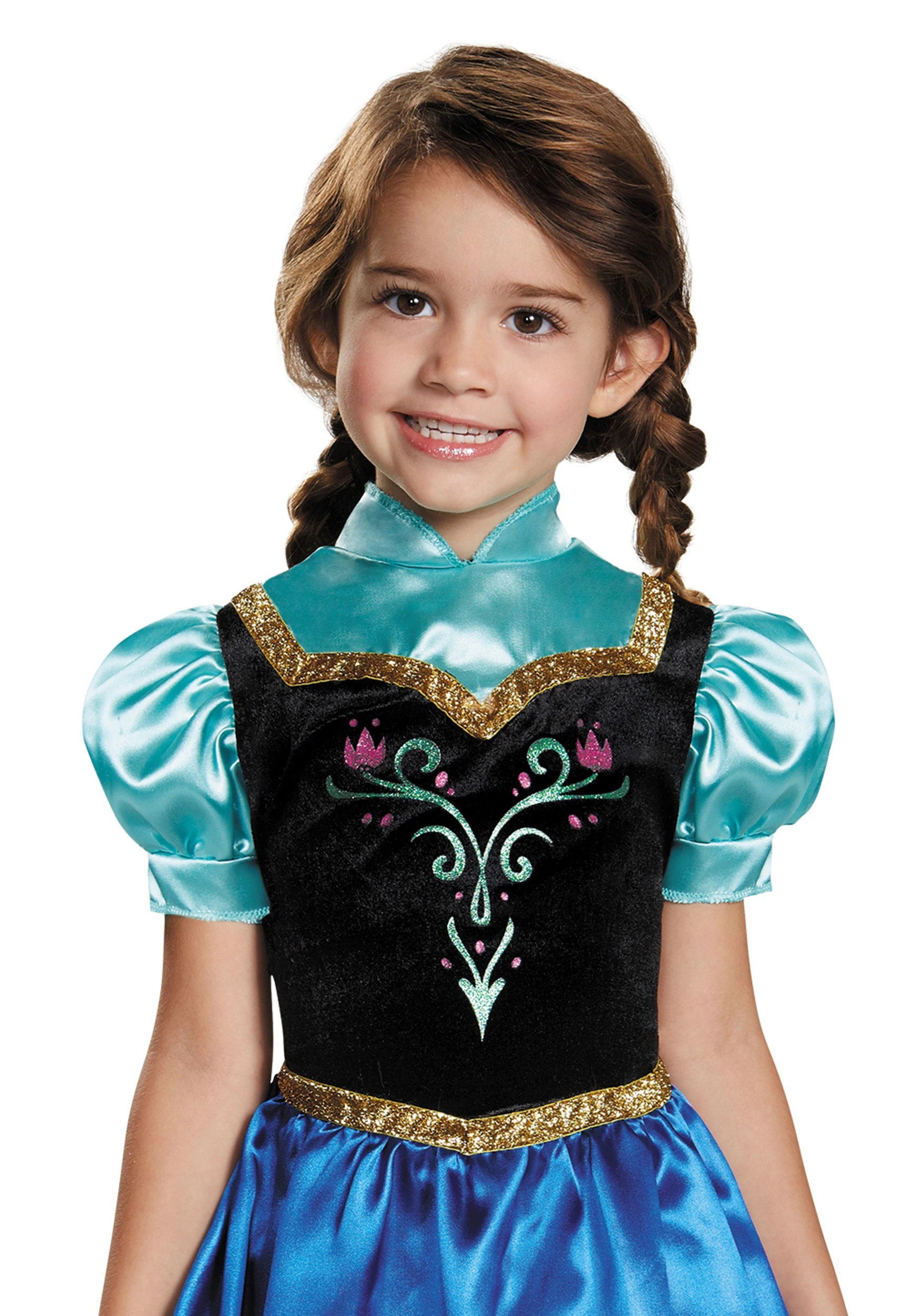 Disguise Frozen Traveling Anna Classic Toddler Costume For Girls 4 Disguise Frozen Traveling Anna Classic Toddler Costume For Girls - Image 2