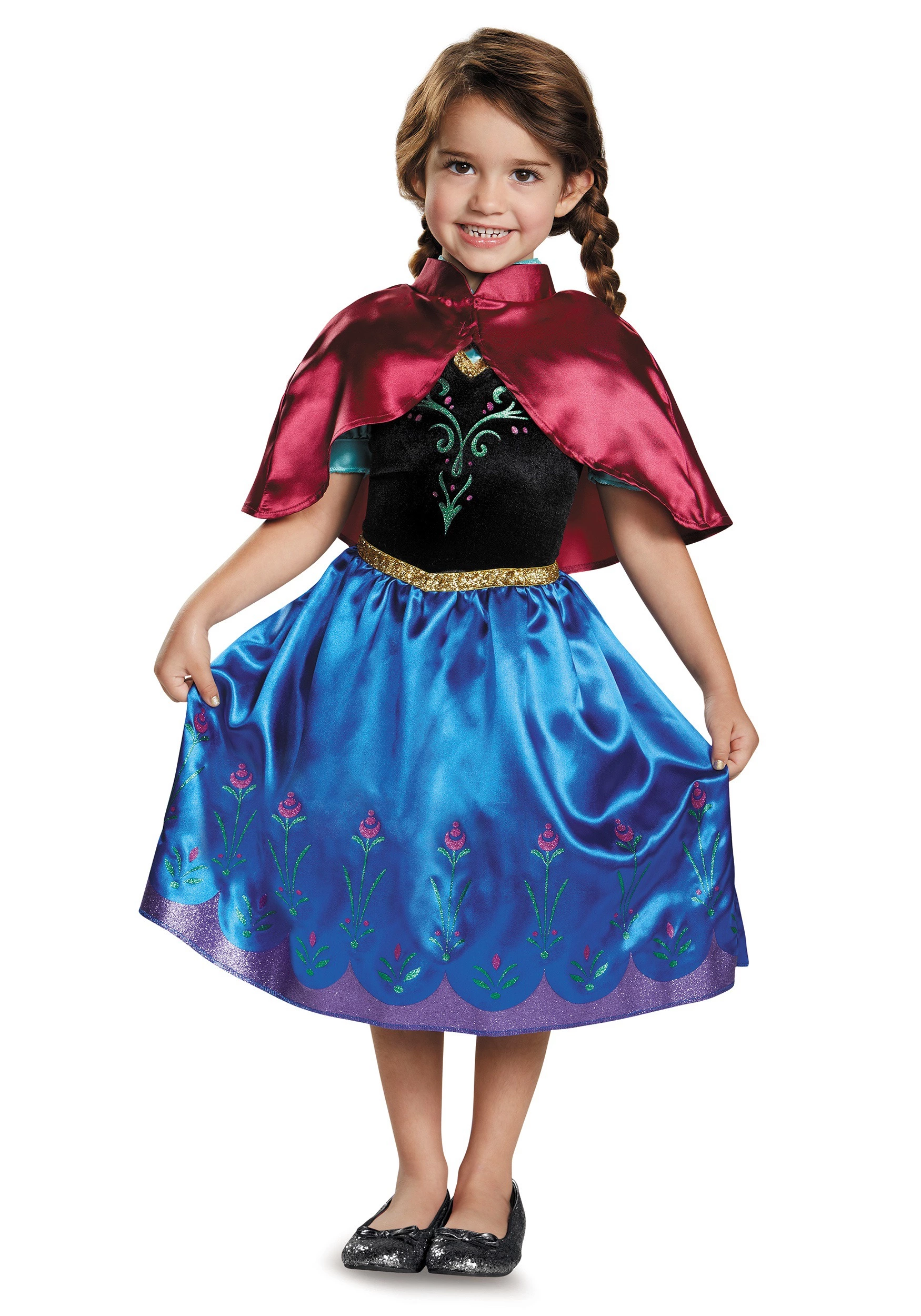Disguise Frozen Traveling Anna Classic Toddler Costume For Girls 3 Disguise Frozen Traveling Anna Classic Toddler Costume For Girls
