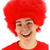 Elope Fuzzy Red Costume Wig 2 Elope Fuzzy Red Costume Wig -Wonderful Halloween Costumes Shop fuzzy red wig