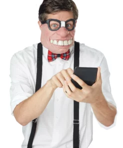 California Costume Collection Geeked Out Mask