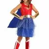 Jerry Leigh Caped Wonder Woman Costume For Girls -Wonderful Halloween Costumes Shop girls caped wonder woman costume