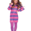 LEG AVENUE Cheshire Cat Cozy Costume For Girls -Wonderful Halloween Costumes Shop girls cheshire cat cozy costume