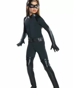 Rubies Costume Co. Inc Girls Deluxe Catwoman Costume