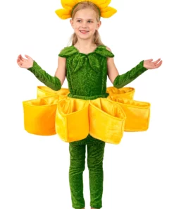 Princess Paradise Girl's Flower Petal Candy Catcher Costume -Wonderful Halloween Costumes Shop girls flower petal candy catcher new alt