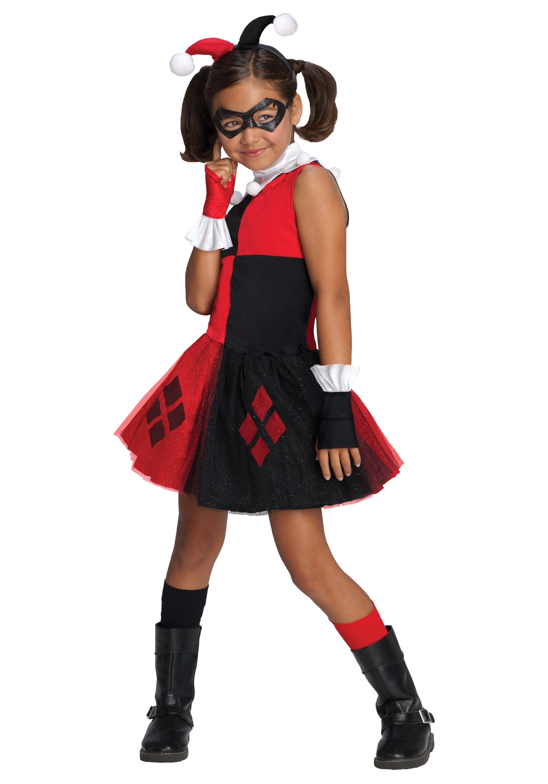 Rubies Costume Co. Inc Harley Quinn Tutu Costume For Girls 3 Rubies Costume Co. Inc Harley Quinn Tutu Costume For Girls