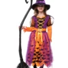 Joyin Light Up Orange Bat Toddler/Girl's Witch Costume -Wonderful Halloween Costumes Shop girls light up orange bat witch costume