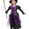 Joyin Light Up Purple Bat Witch Costume For Girls