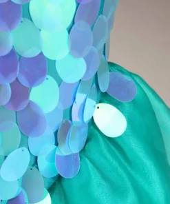 LF Products Pte. Ltd. Disney Little Mermaid Ariel Costume For Girls -Wonderful Halloween Costumes Shop girls little mermaid ariel costume alt 4