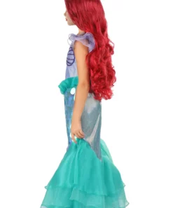 LF Products Pte. Ltd. Disney Little Mermaid Ariel Costume For Girls -Wonderful Halloween Costumes Shop girls little mermaid ariel costume alt 6
