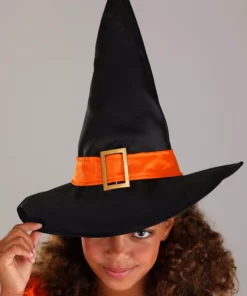 LF Products Pte. Ltd. Orange Light-Up Witch Costume For Girls -Wonderful Halloween Costumes Shop girls orange light up witch costume alt 2