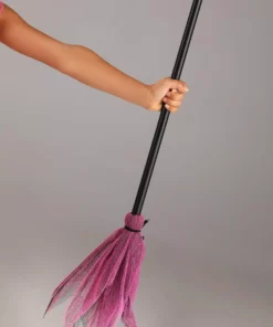 Seasons (HK) Ltd. Girl's Pink Light Up Witch -Wonderful Halloween Costumes Shop girls pink light up witch alt 4