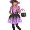 LF Products Pte. Ltd. Pink Light-Up Witch Costume For Girls -Wonderful Halloween Costumes Shop girls pink light up witch costume