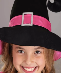 LF Products Pte. Ltd. Pink Light-Up Witch Costume For Girls -Wonderful Halloween Costumes Shop girls pink light up witch costume alt 2