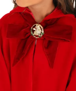 A Leading Role Premium Realistic Girls Red Riding Hood Costume -Wonderful Halloween Costumes Shop girls premium red riding hood costume alt10