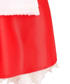 A Leading Role Premium Realistic Girls Red Riding Hood Costume -Wonderful Halloween Costumes Shop girls premium red riding hood costume alt7