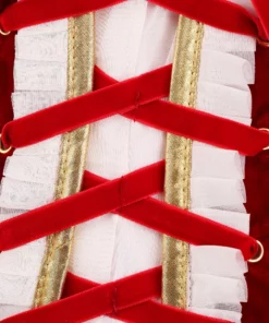 A Leading Role Premium Realistic Girls Red Riding Hood Costume -Wonderful Halloween Costumes Shop girls premium red riding hood costume alt8