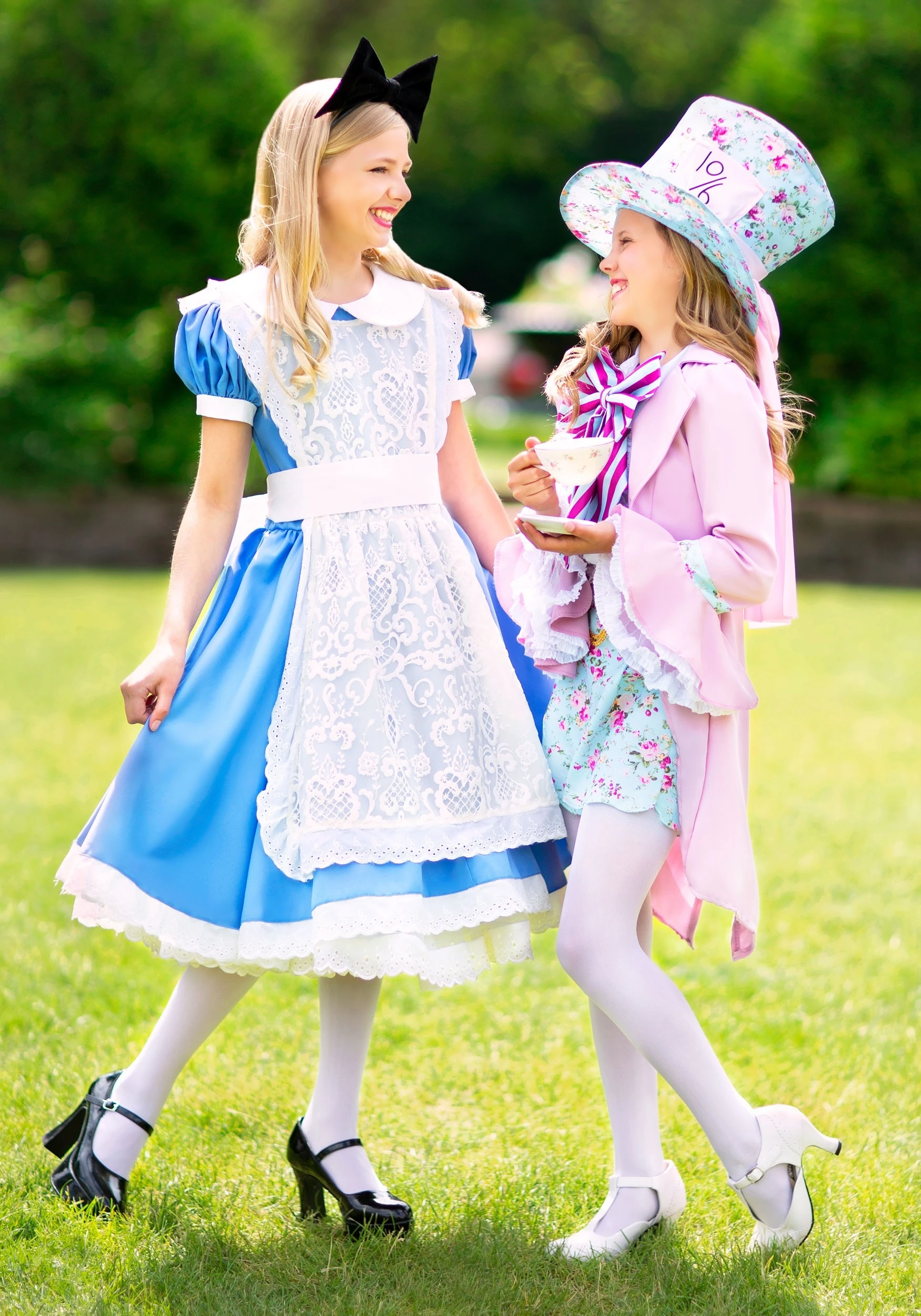 Fun Costumes Pretty Mad Hatter Girls Costume 6 Fun Costumes Pretty Mad Hatter Girls Costume - Image 4
