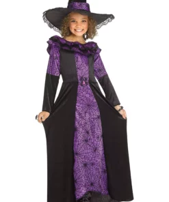 Fun World Purple Spider Witch Costume For Girls