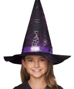 Seasons (HK) Ltd. Purple Web Witch Hat For Girls