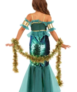 Fun Costumes Sea Siren Costume For Girls -Wonderful Halloween Costumes Shop girls sea siren costume back