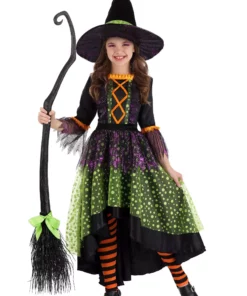 Suzhou Zhongsheng Imp & Exp Co., Ltd Verdant Spring Witch Costume For Girls