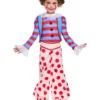 Seeing Red Vintage Clown Costume For Girls -Wonderful Halloween Costumes Shop girls vintage clown costume
