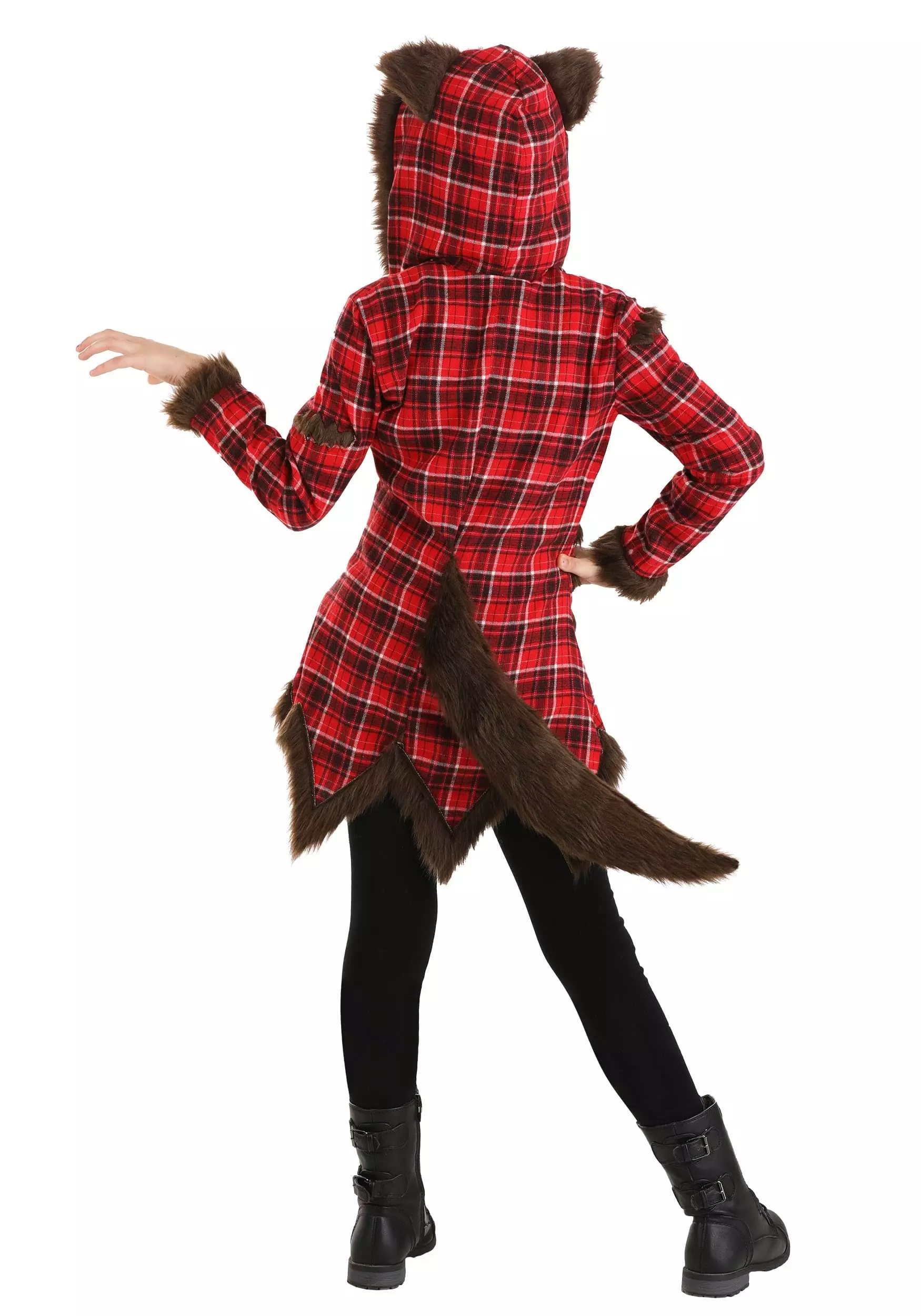Fun Costumes Werewolf Coat Costume For Girls 4 Fun Costumes Werewolf Coat Costume For Girls - Image 2