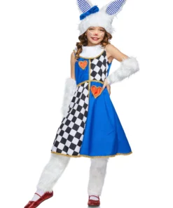 Seeing Red Girl's White Rabbit Deluxe Costume
