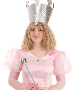 Elope Glinda Crown & Wand Costume Accessory Kit -Wonderful Halloween Costumes Shop glinda witch crown alt 4