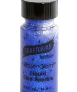 Graftobian GlitterGlam .5 Ounce Blue Liquid Glitter Makeup