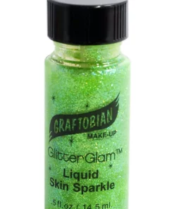 Graftobian GlitterGlam .5 Ounce Green Liquid Glitter Makeup