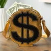Fushengyuan Industry CO., Gold Dollar Sign Costume Purse -Wonderful Halloween Costumes Shop gold dollar sign purse