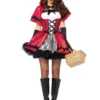 LEG AVENUE Gothic Red Riding Hood Adult Costume -Wonderful Halloween Costumes Shop gothic red riding hood adult costume