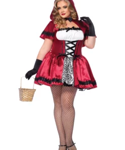 LEG AVENUE Gothic Red Riding Hood Plus Size Costume