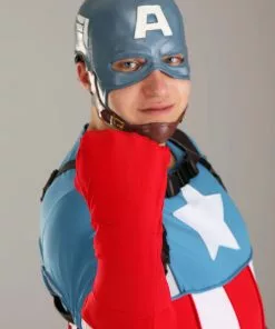 Rubies Costume Co. Inc Captain America Grand Heritage Men's Costume -Wonderful Halloween Costumes Shop grand heritage adult captain america costume alt 7