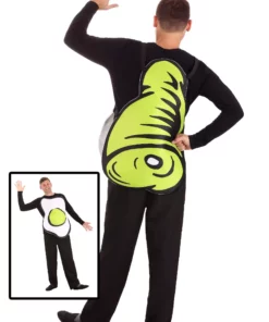 Elope Sam-I-Am Green Eggs & Ham Sandwich Board Costume -Wonderful Halloween Costumes Shop green eggs ham sandwich board costume alt 4