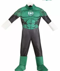 Jerry Leigh Deluxe Green Lantern Toddler Costume -Wonderful Halloween Costumes Shop green lantern deluxe toddler costume alt 3